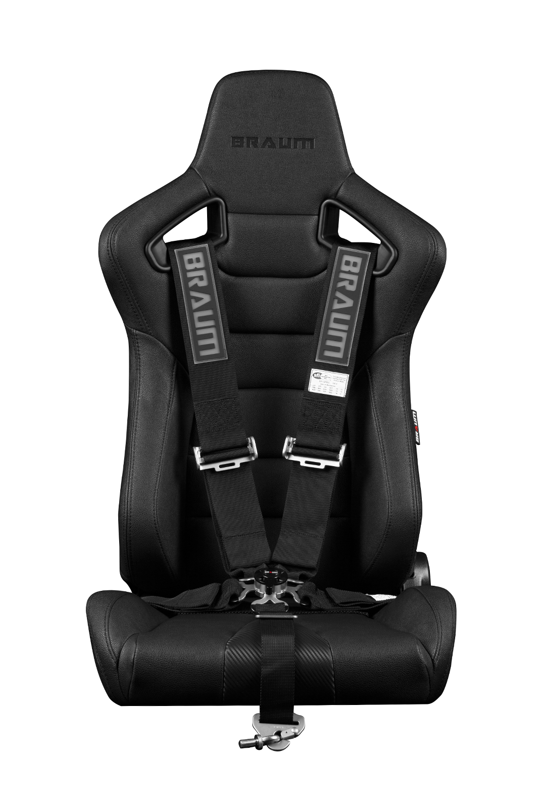 Braum ® - Black 5 Point 3 Inch SFI 16.1 Racing Harness (BRH-BKS5) - Main Image