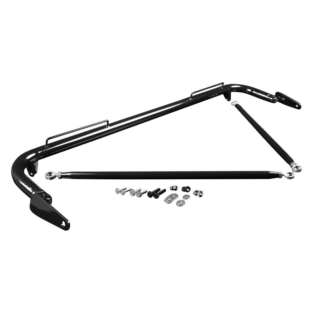 Braum ® - Black Gloss 48-51 Inch Universal Racing Harness Bar Kit (BRHB-48BG) - Main Image