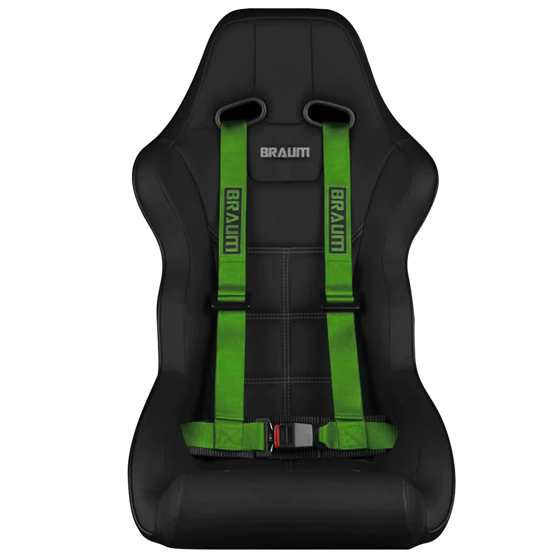 Braum ® - Green 4 Point 2 Inch Strap Racing Harness (BRH-GNP4) - Main Image