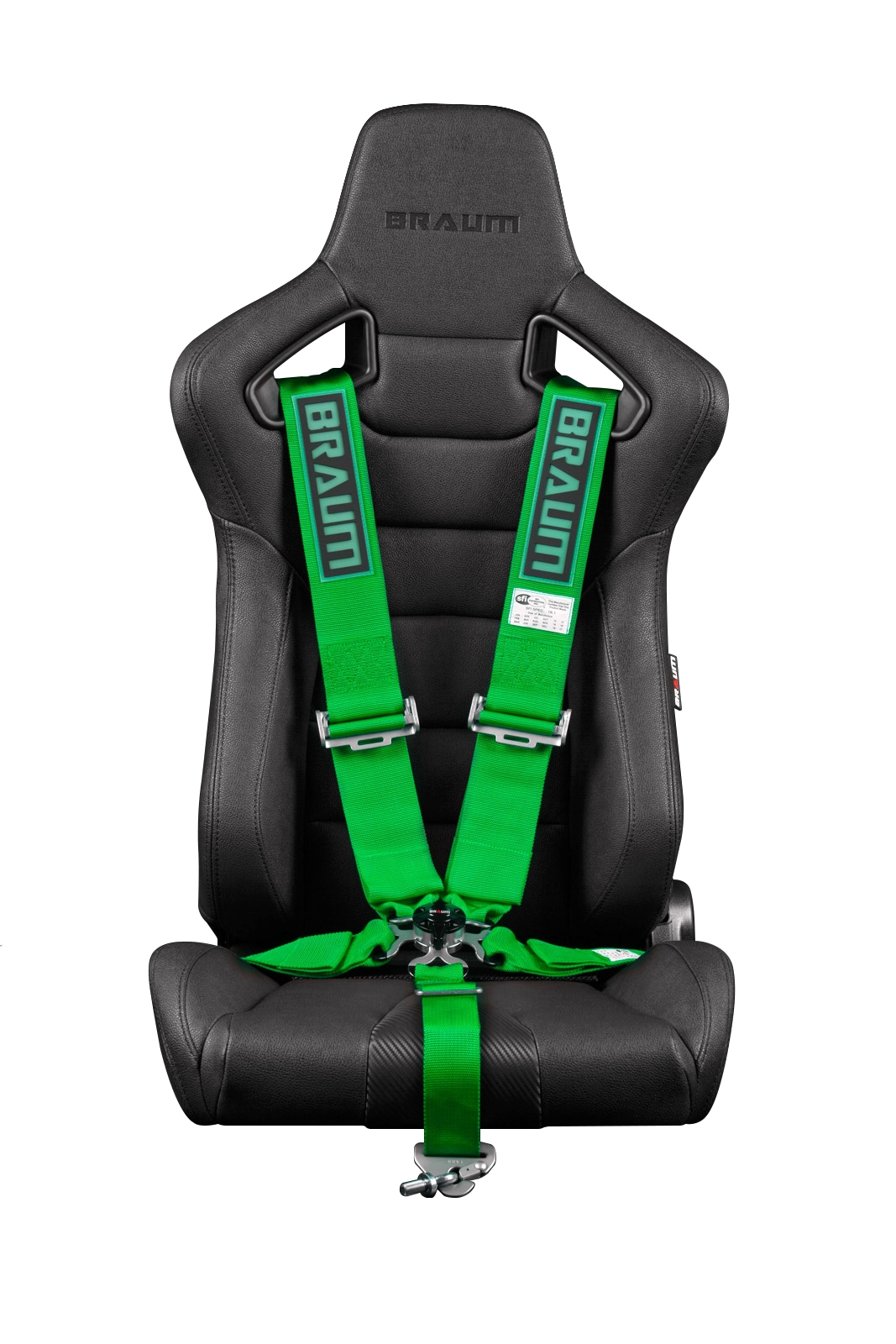 Braum ® - Green 5 Point 3 Inch SFI 16.1 Racing Harness (BRH-GNS5) - Main Image