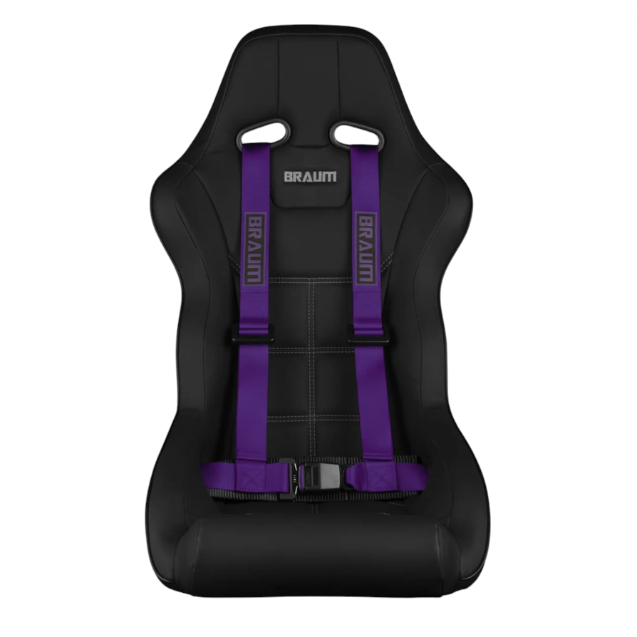 Braum ® - Purple 4 Point 2 Inch Strap Racing Harness (BRH-PUP4) - Single - Main Image