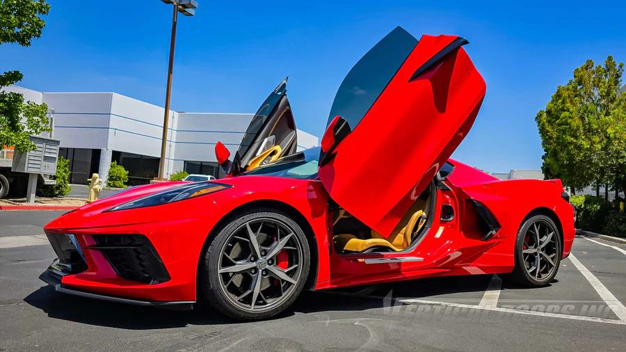 Vertical Doors ® - Custom Vertical Lambo Door Conversion Kit (VDCCHEVYCORC820) - Main Image