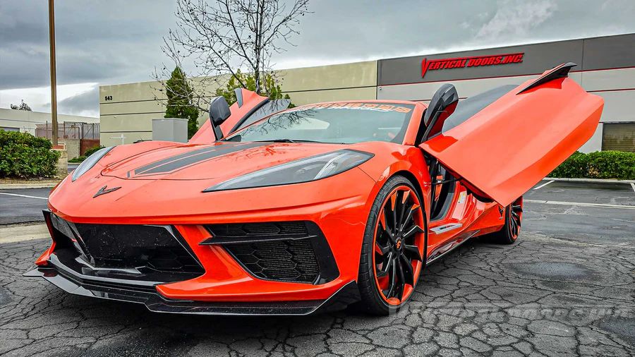Vertical Doors ® - Custom Vertical Lambo Door Conversion Kit (VDCCHEVYCORZLRC820) - Main Image