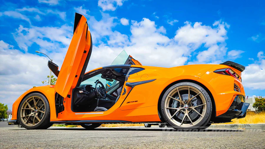 Vertical Doors ® - Custom Vertical Lambo Door Conversion Kit (VDCCHEVYCORC823Z06) - Main Image