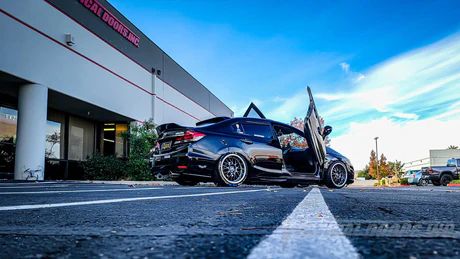 Vertical Doors ® - Custom Vertical Lambo Door Conversion Kit (VDCHC114DR) - Main Image