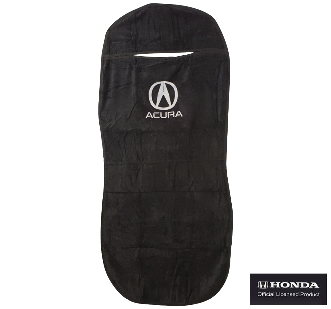 Seat Armour ® - Black Towel Seat Cover with Acura Logo (SA100ACUB) - Main Image