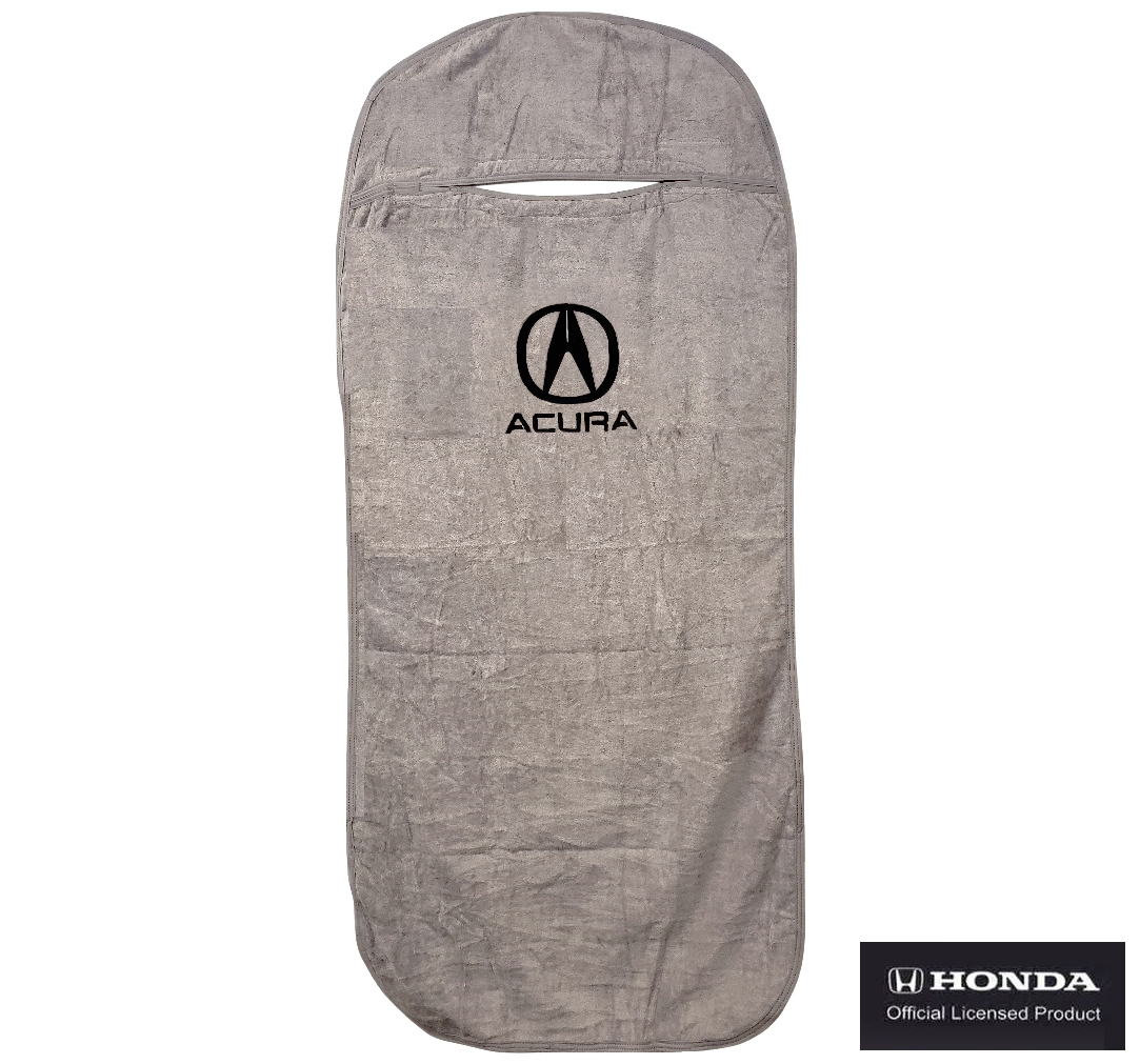 Seat Armour ® - Grey Towel Seat Cover with Acura Logo (SA100ACUG) - Main Image