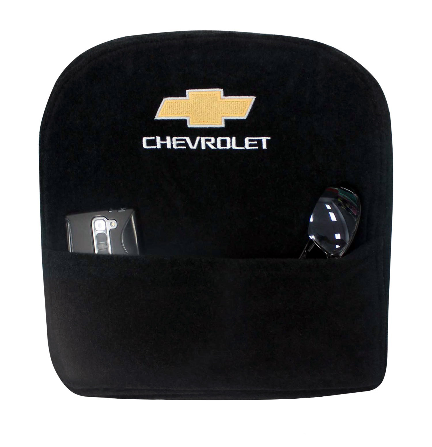 Seat Armour ® - Konsole Armour Black Console Cover for Chevrolet Bucket Seat (KACHV07-13) - Main Image