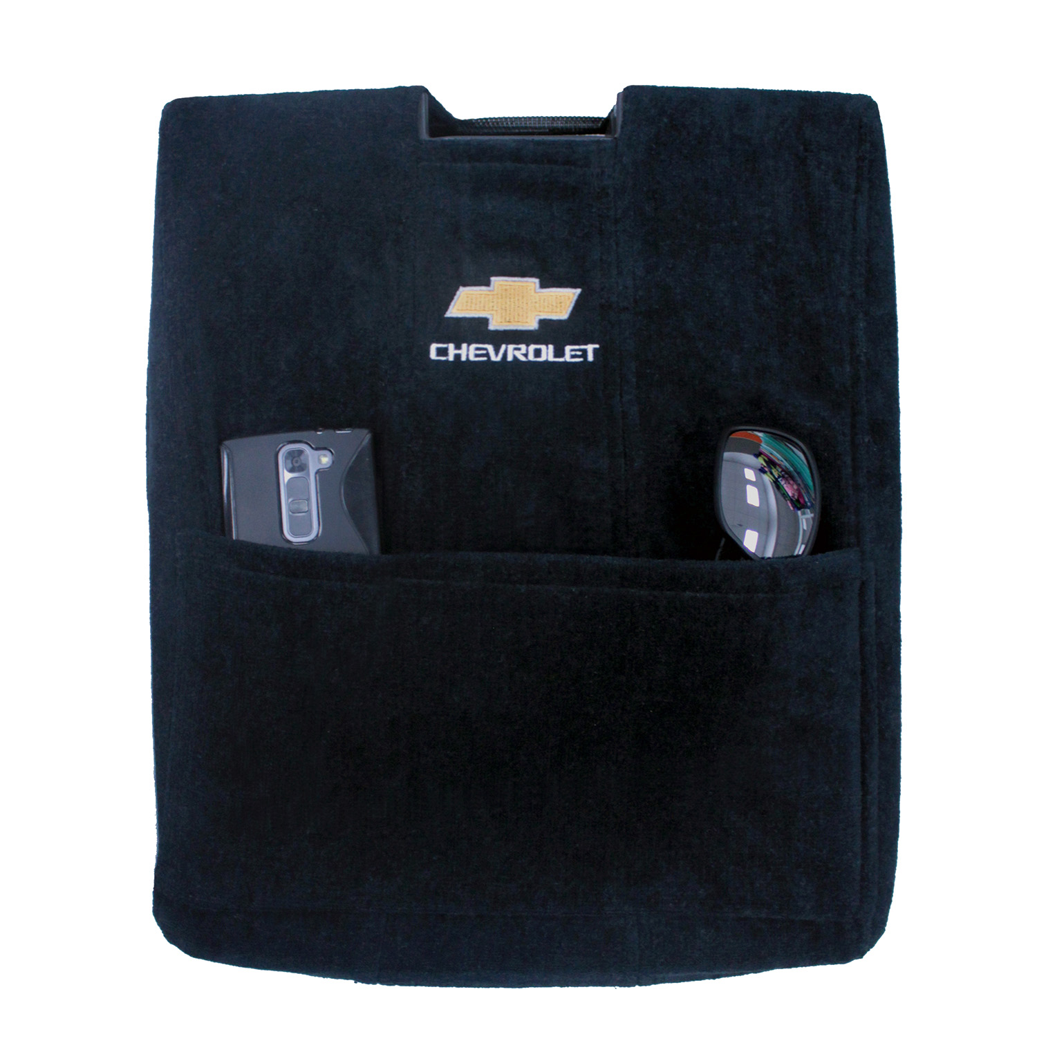 Seat Armour ® - Konsole Armour Black Console Cover for Chevrolet Jump Seat (KACHVJS07-13) - Main Image