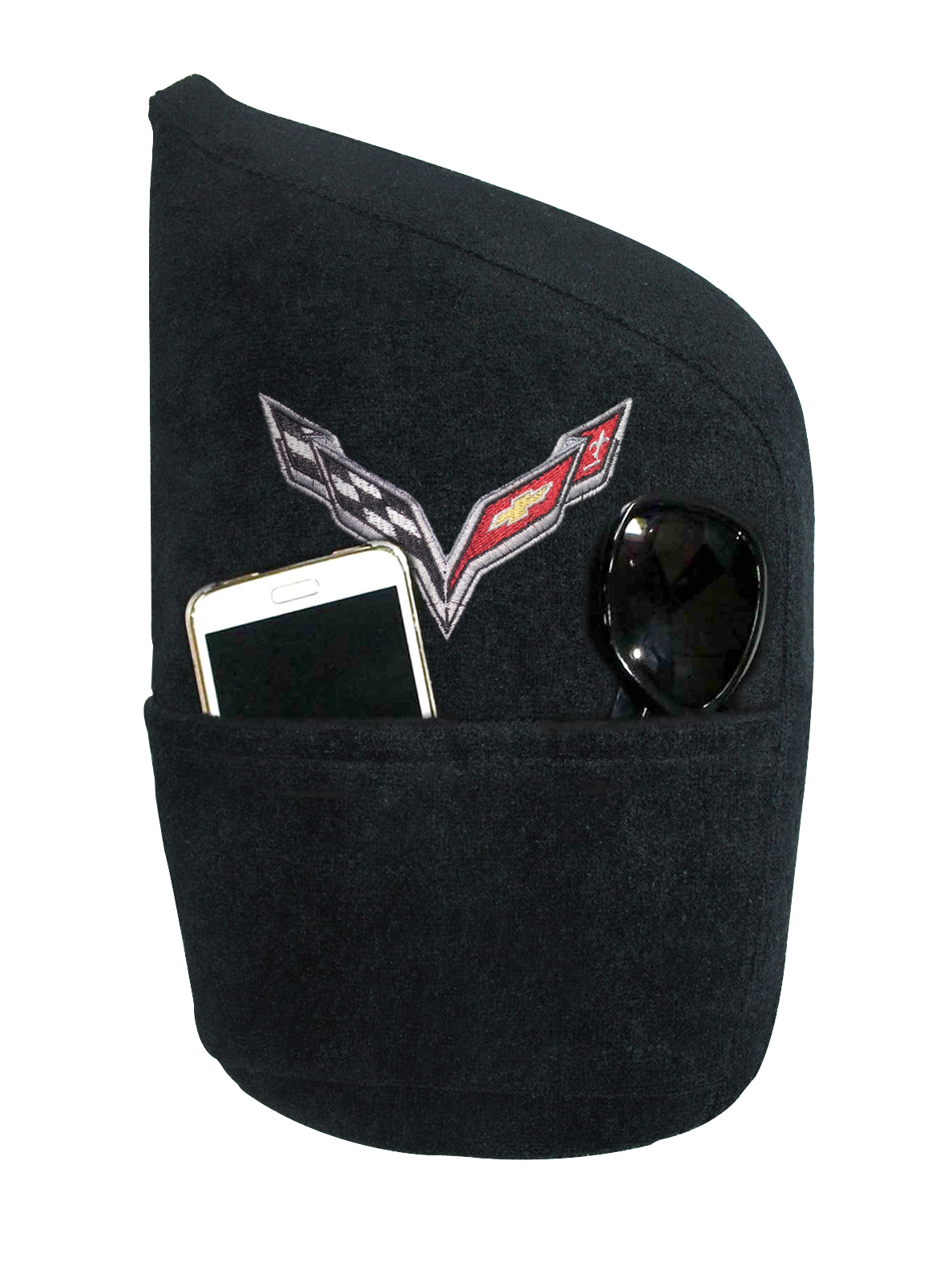 Seat Armour ® - Konsole Armour Black Console Cover for Corvette C7 (KACORC7B) - Main Image