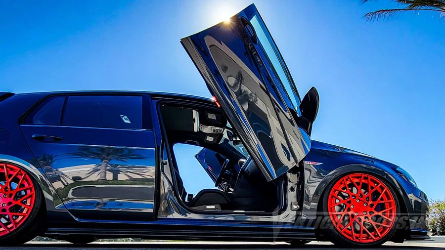 Vertical Doors ® - Custom Vertical Lambo Door Conversion Kit (VDCVOLKGOLF21) - Main Image