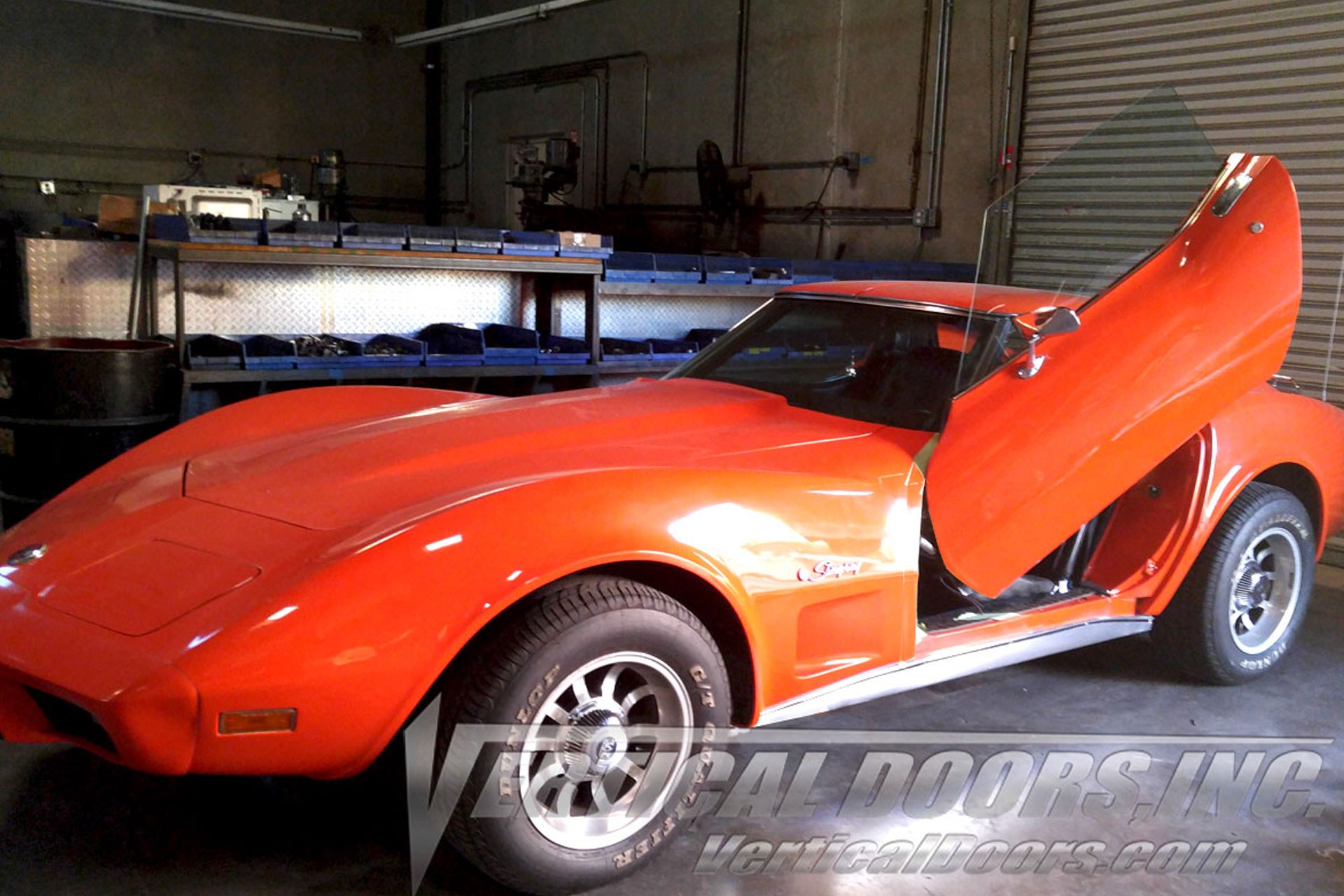 Vertical Doors ® - Custom Vertical Lambo Door Conversion Kit (VDCCHEVYCORC36882) - Main Image