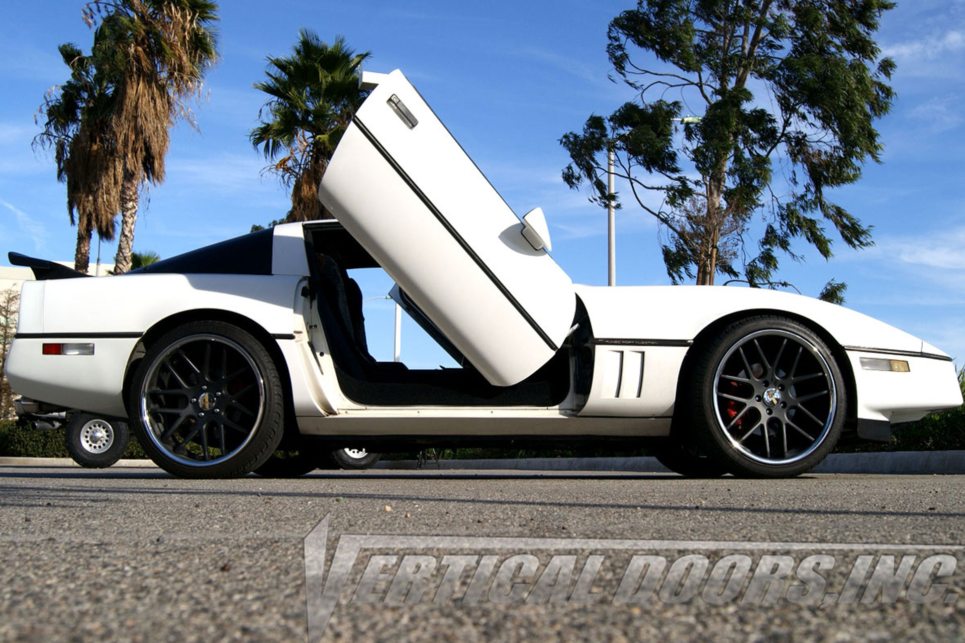 Vertical Doors ® - Custom Vertical Lambo Door Conversion Kit (VDCCHEVYCORC48496) - Main Image