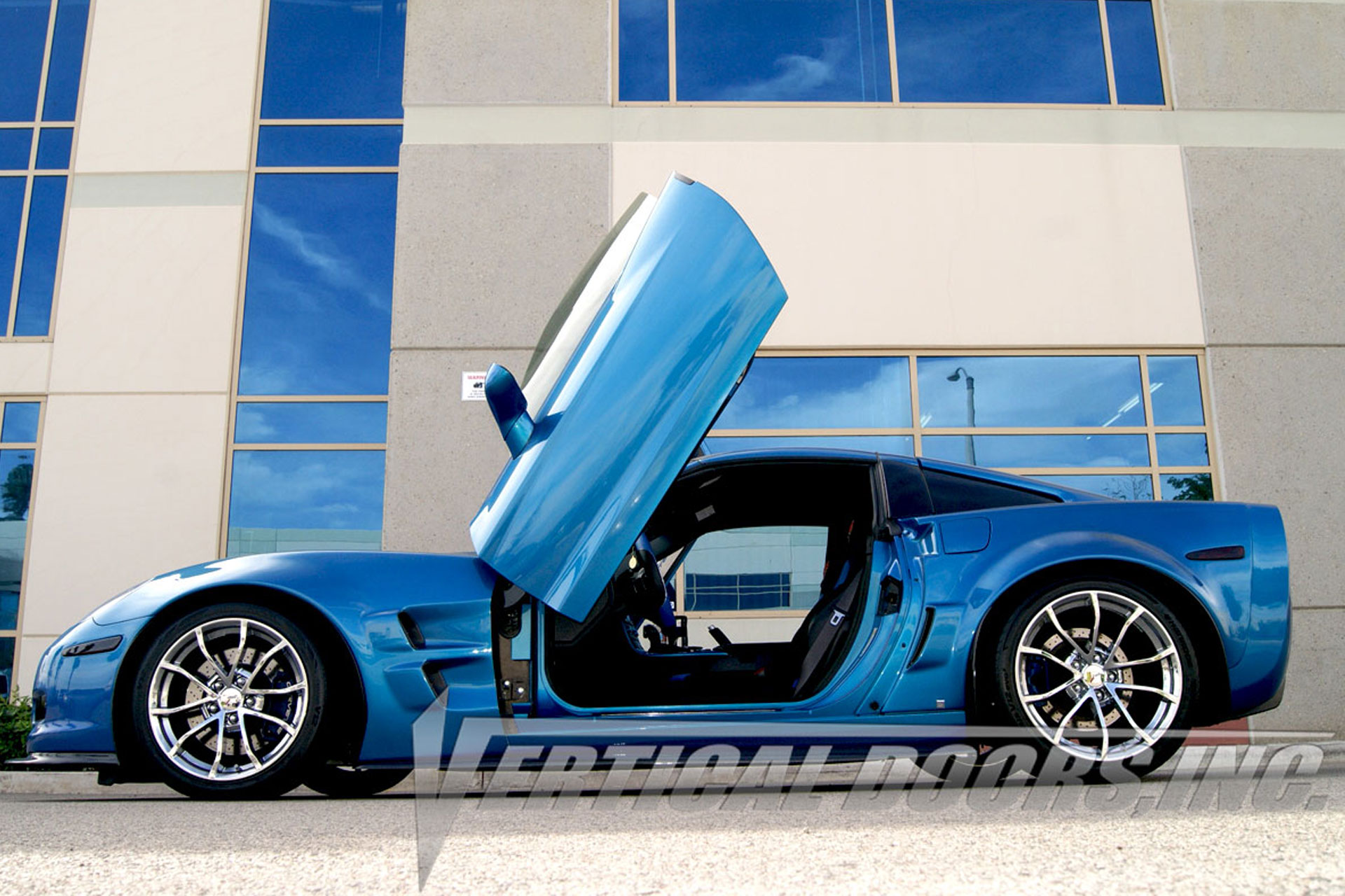 Vertical Doors ® - Custom Vertical Lambo Door Conversion Kit (VDCCHEVYCORC60508) - Main Image