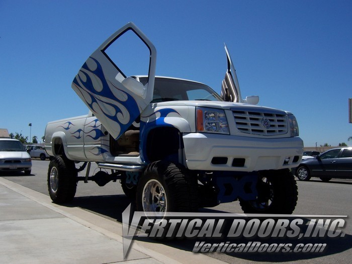 Vertical Doors ® - Custom Vertical Lambo Door Conversion Kit (VDCCHEVYSILVER8898) - Main Image