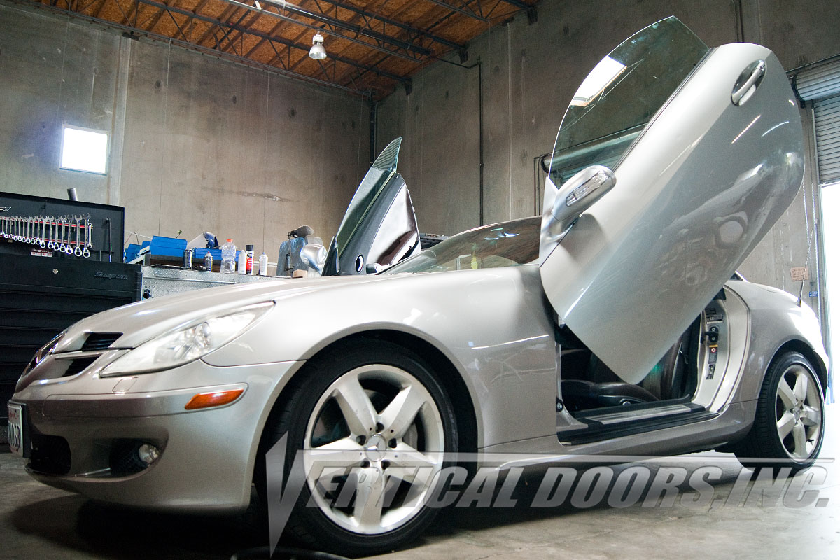 Vertical Doors ® - Custom Vertical Lambo Door Conversion Kit (VDCMERSLK0510) - Main Image